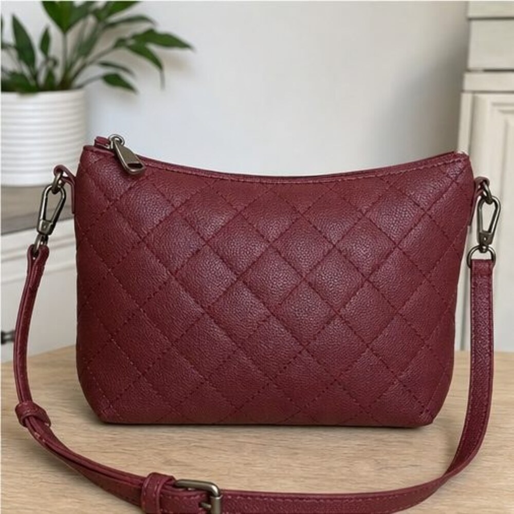 Stone Woven Crossbody Bag